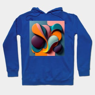 Abstract Wave 3D Hoodie